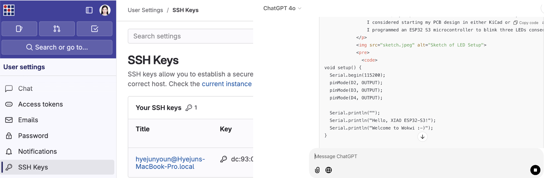 GitLab SSH Key Setup